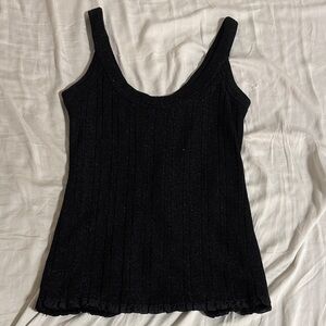 Elegant Black Sleeveless Top